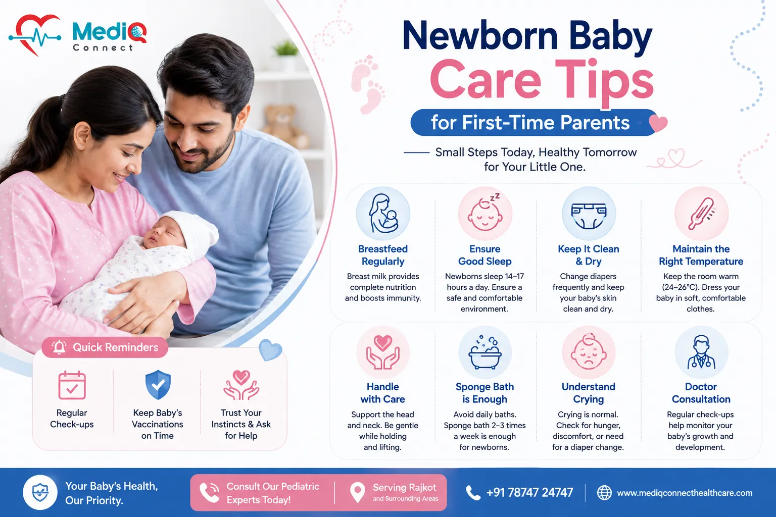 Newborn Baby Care Tips for First-Time Parents