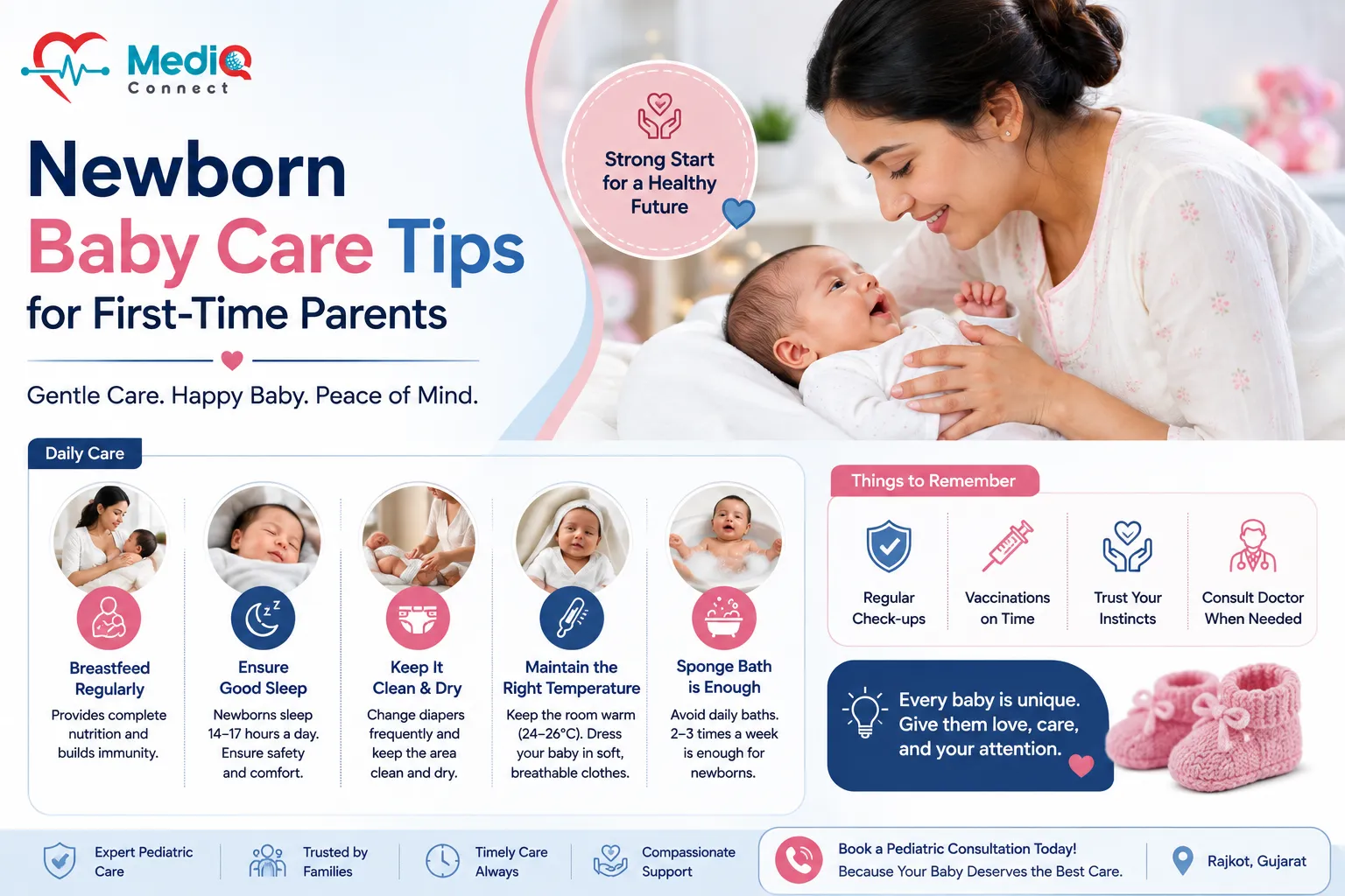 Newborn Baby Care Tips for First-Time Parents