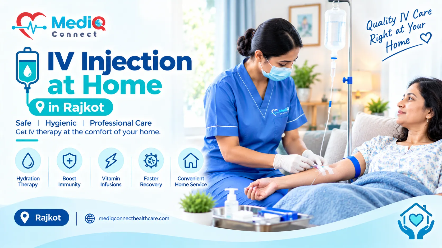 IV Injection at Home in Rajkot: Complete Guide