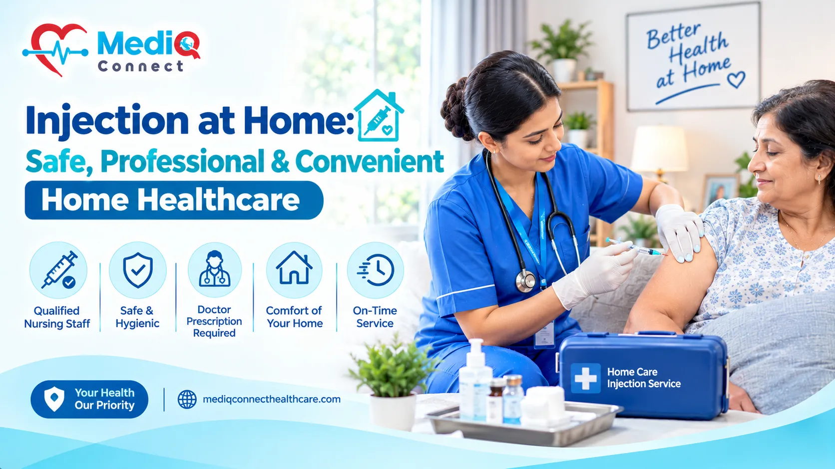 Injection at Home: Safe, Professional & Convenient Home Healthcare