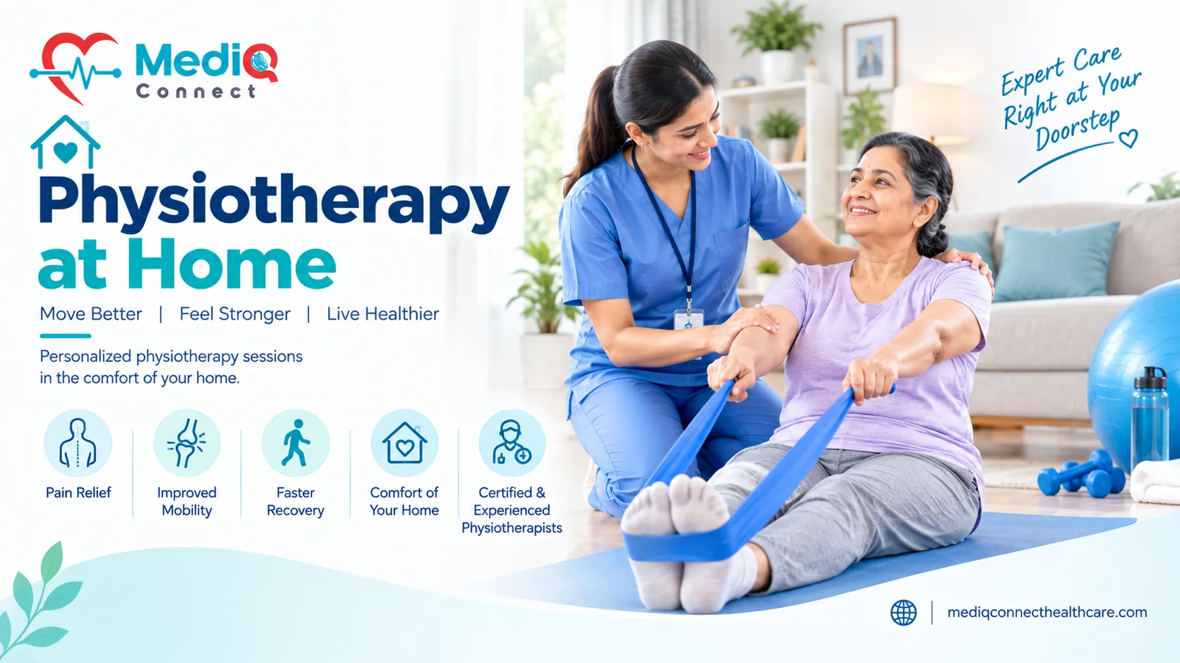 Physiotherapy at Home: Benefits, Treatment Options & Exercises