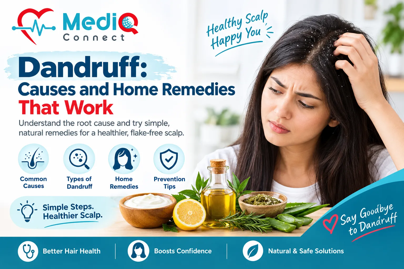 Dandruff: Causes and Home Remedies That Work