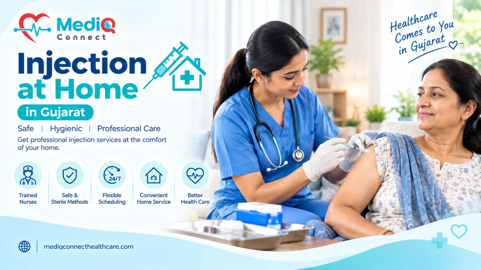 Injection at Home in Gujarat: Complete Guide to Safe Home Injection Services