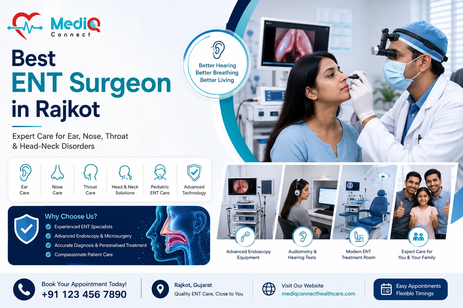 Best ENT Surgeon in Rajkot: Complete Guide to Ear, Nose & Throat Surgery Specialists