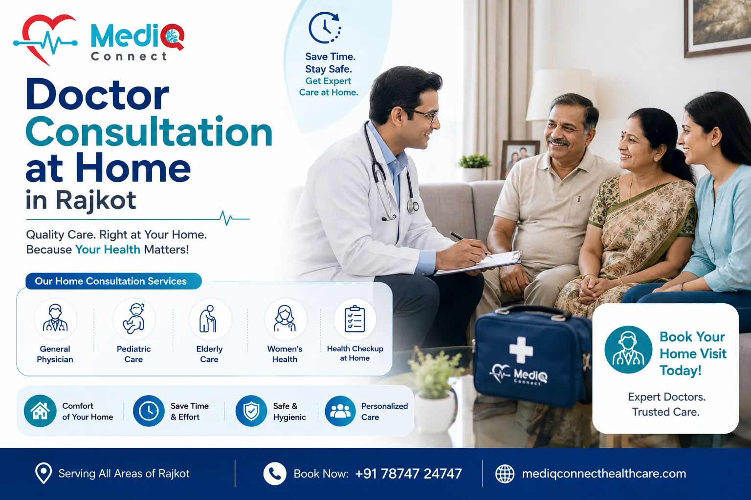 Doctor Consultation at Home in Rajkot: What to Expect