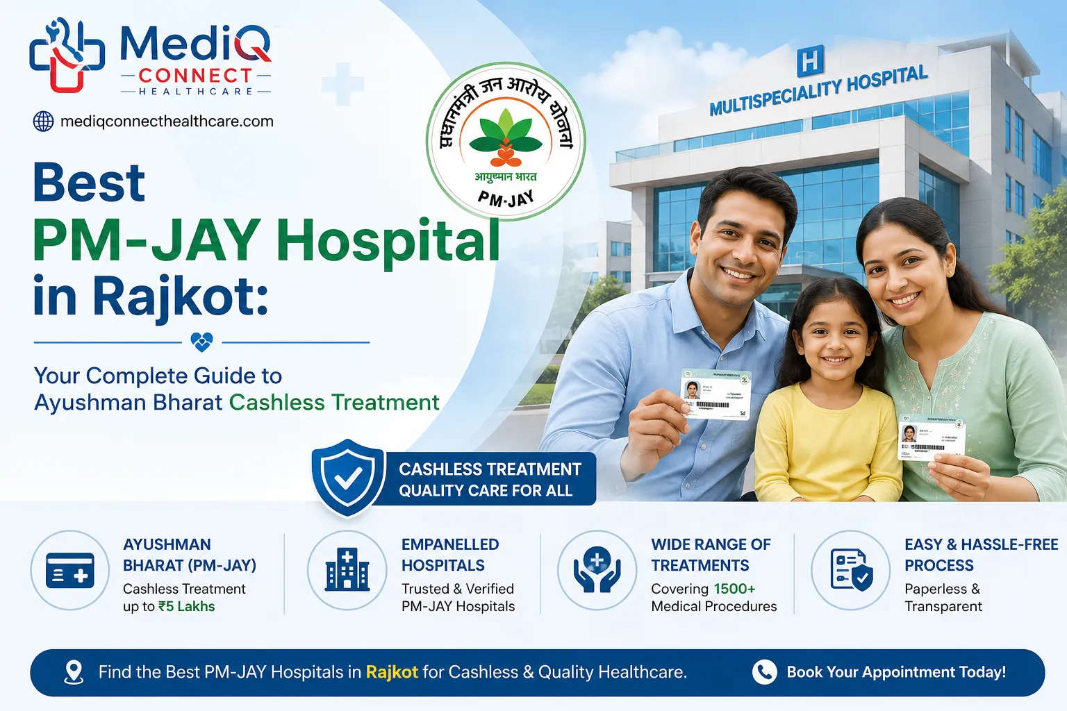 Best PM-JAY Hospital in Rajkot: Your Complete Guide to Ayushman Bharat Cashless Treatment
