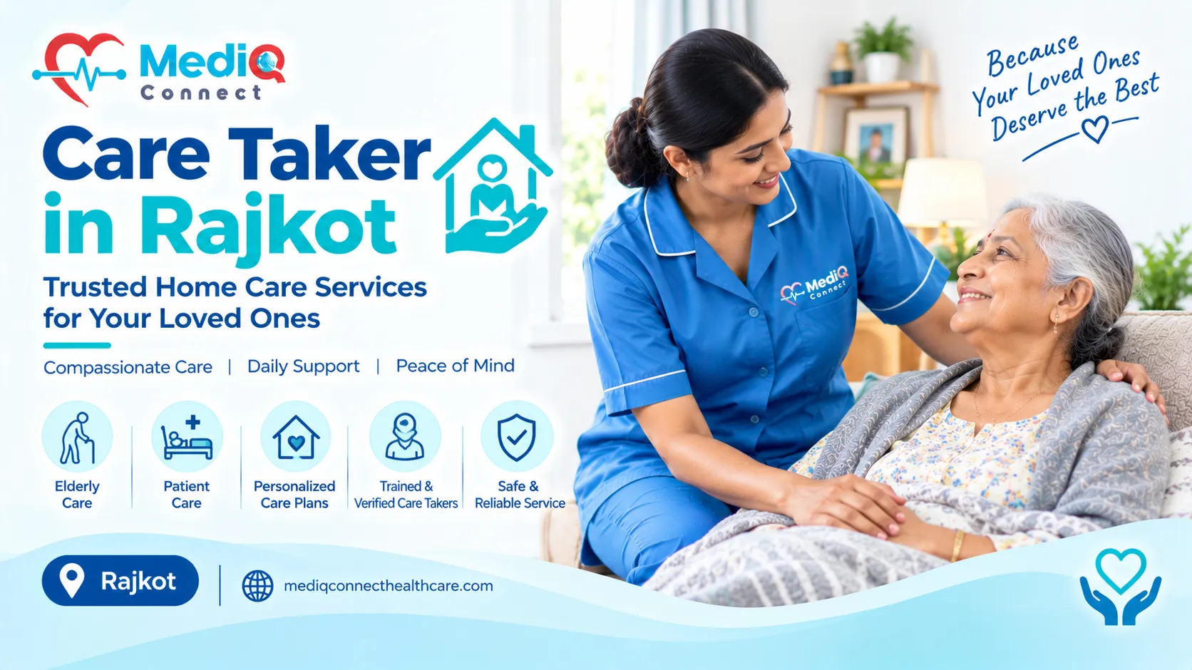 Care Taker in Rajkot: Trusted Home Care Services for Your Loved Ones